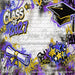 Class of 2027 Purple and Gold Graffiti Wall (WM)