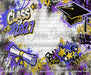 Class of 2027 Purple and Gold Graffiti Wall (WM)