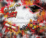 Class of 2027 Red Graffiti Wall (WM)