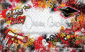 Class of 2027 Red Graffiti Wall (WM)