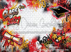Class of 2027 Red Graffiti Wall (WM)