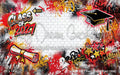Class of 2027 Red Graffiti Wall (WM)