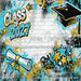 Class of 2027 Teal and Gold Graffiti Wall (WM)