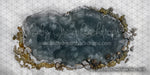 Claus Cabin Frozen Pond Fabric Floor (CC)
