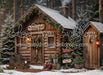 Claus Fishing Cabin Snow Bottom (CC)