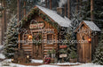 Claus Fishing Cabin Snow Bottom (CC)