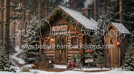 Claus Fishing Cabin Snow Bottom (CC)
