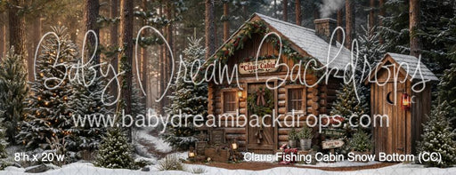 Claus Fishing Cabin Snow Bottom (CC)