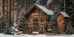 Claus Fishing Cabin Snow Bottom (CC)