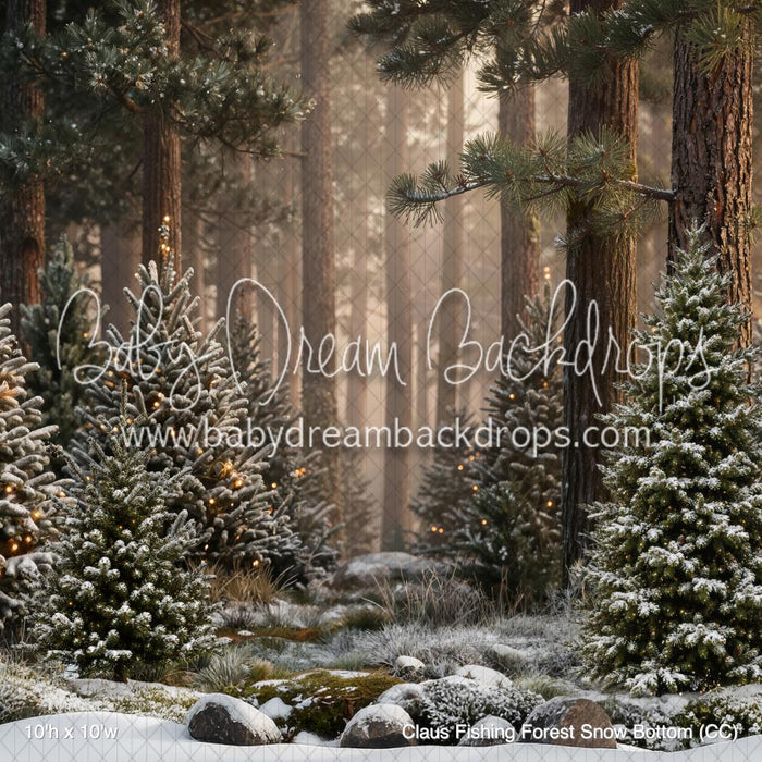 Claus Fishing Forest Snow Bottom (CC)