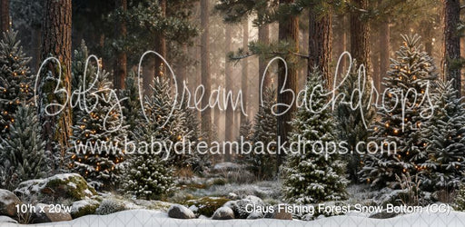 Claus Fishing Forest Snow Bottom (CC)