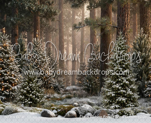 Claus Fishing Forest Snow Bottom (CC)