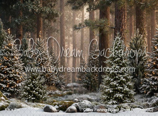 Claus Fishing Forest Snow Bottom (CC)