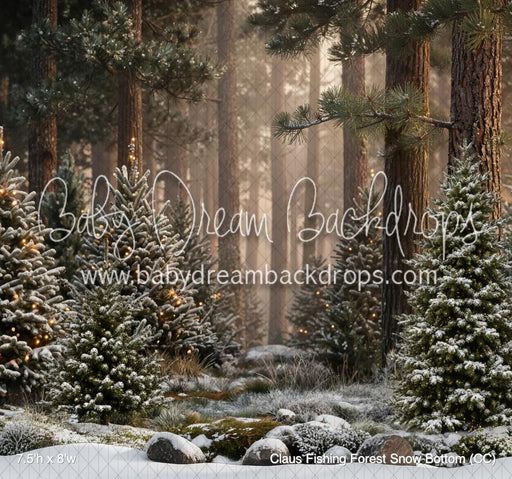 Claus Fishing Forest Snow Bottom (CC)