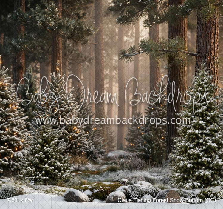 Claus Fishing Forest Snow Bottom (CC)
