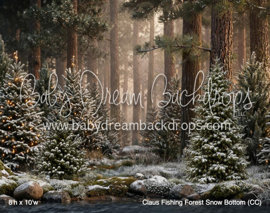 Claus Fishing Forest Snow Bottom (CC)