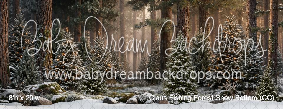 Claus Fishing Forest Snow Bottom (CC)