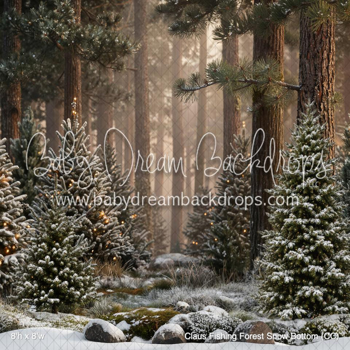 Claus Fishing Forest Snow Bottom (CC)