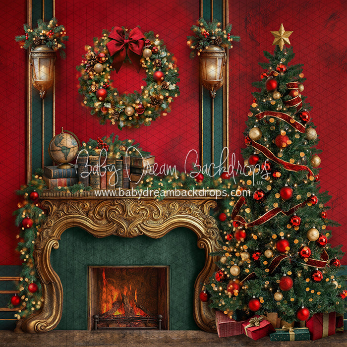 Claus and Company Fireplace Trees (JA)