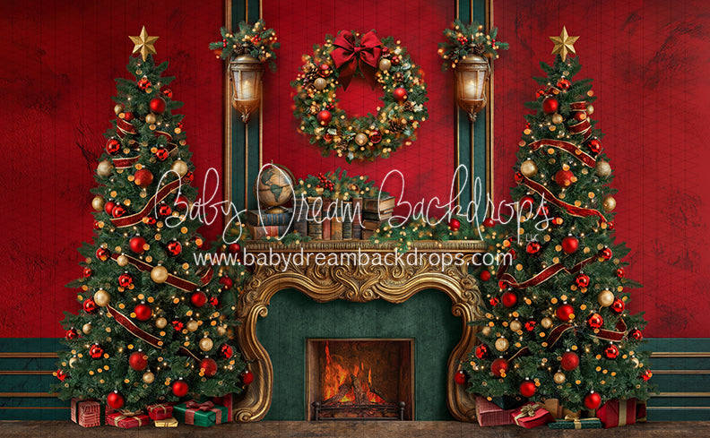 Claus and Company Fireplace Trees (JA)