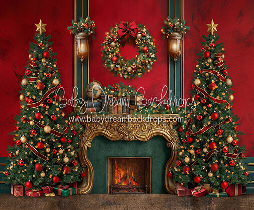 Claus and Company Fireplace Trees (JA)