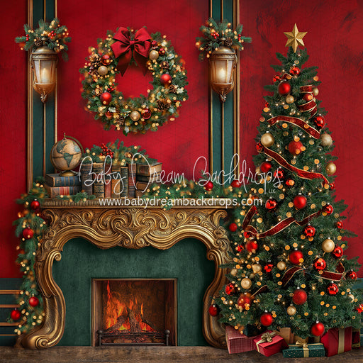 Claus and Company Fireplace Trees (JA)