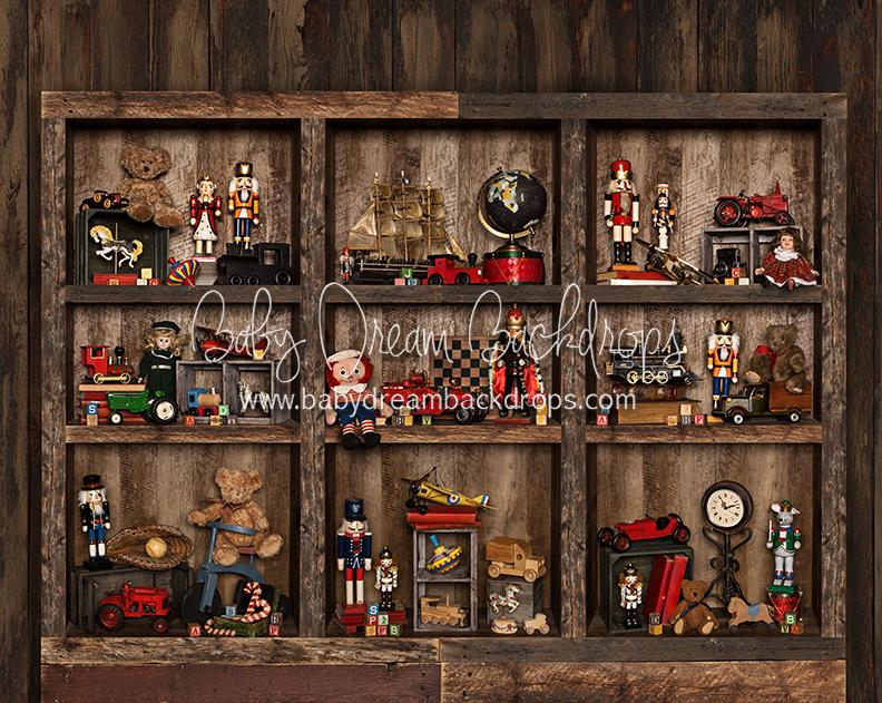 Claus Corner Toy Shelves