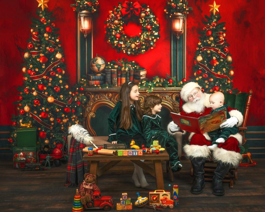 Claus and Company Fireplace Trees (JA)