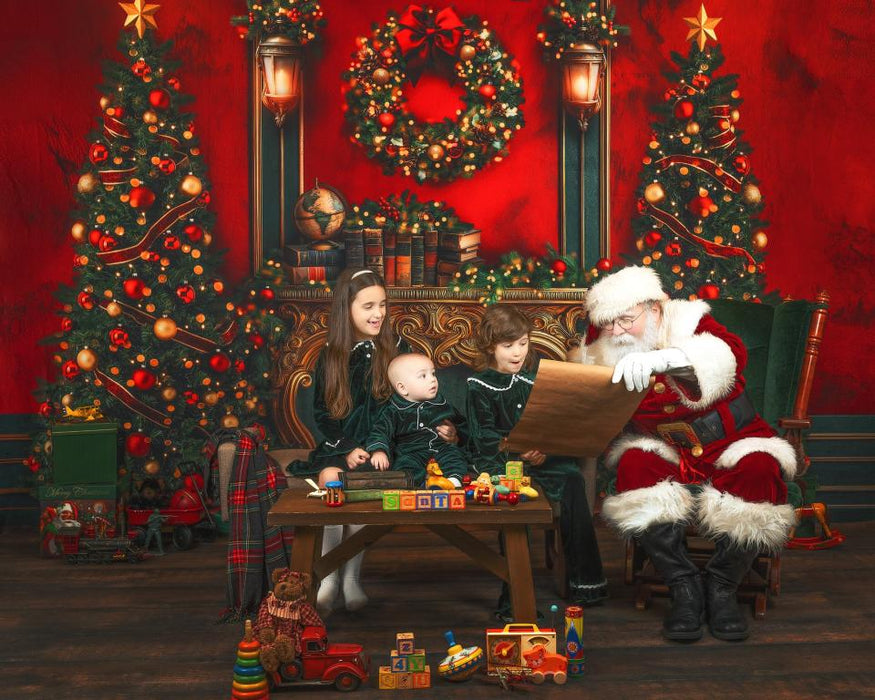 Claus and Company Fireplace Trees (JA)