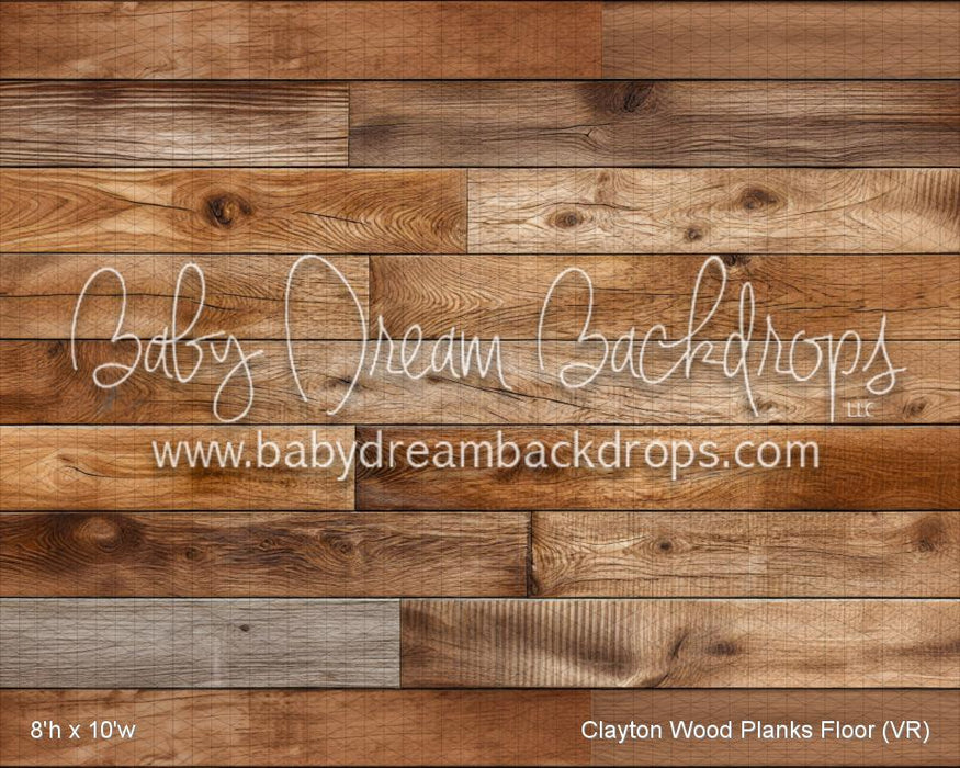 Clayton Wood Planks Fabric Floor (VR)