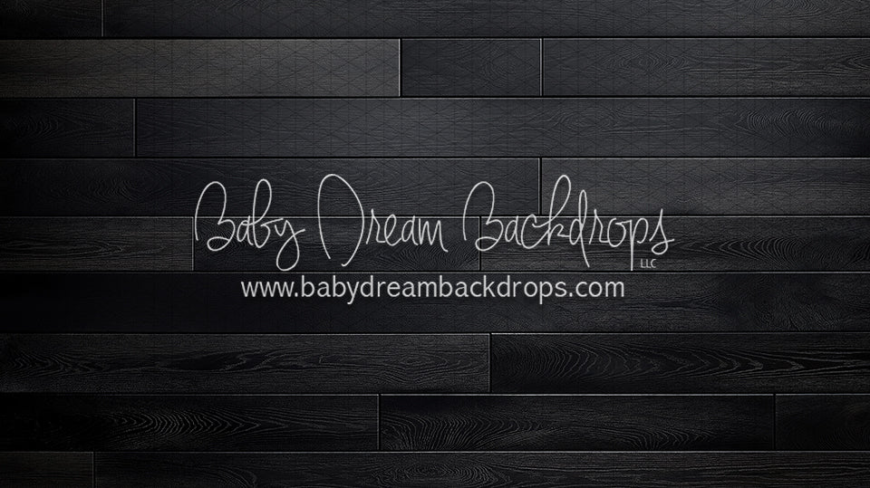 Clean Black Planks Fabric Floor (KR)