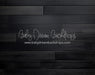 Clean Black Planks Fabric Floor (KR)