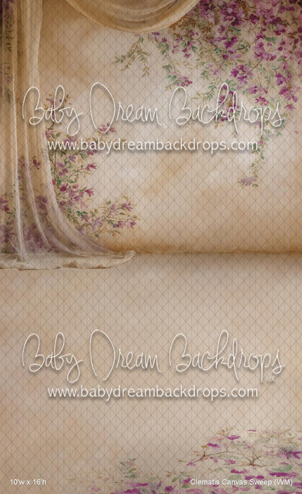 Clematis Canvas Sweep (WM)