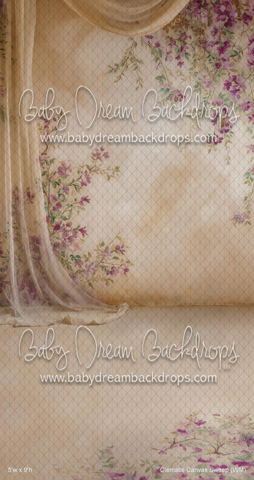 Clematis Canvas Sweep (WM)