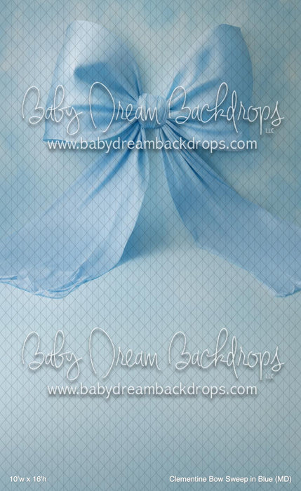 Clementine Bow Sweep in Blue (MD)