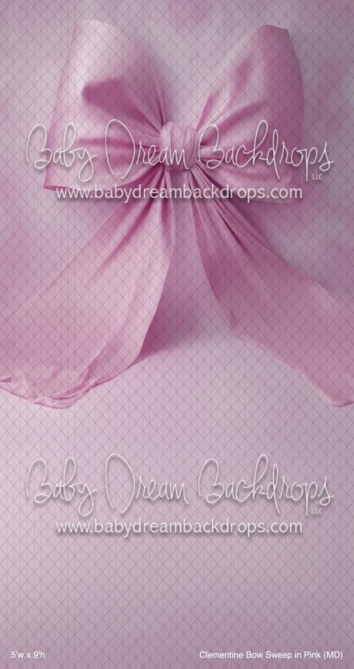 Clementine Bow Sweep in Pink (MD)