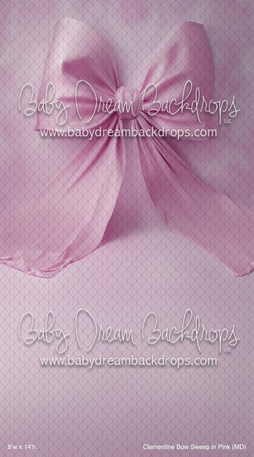 Clementine Bow Sweep in Pink (MD)