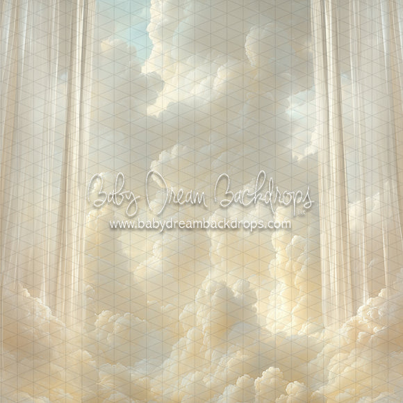 X Drop Cloudy Calm Curtains (CC)