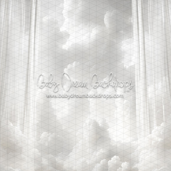 X Drop Cloudy Calm Light Curtains (CC)