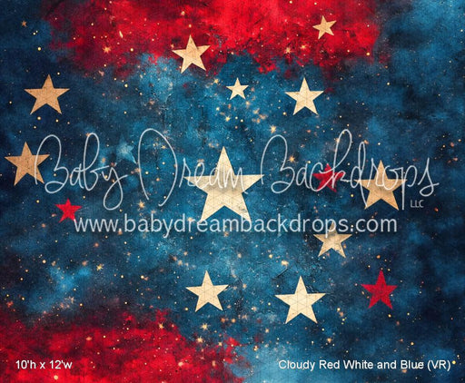 Cloudy Red White and Blue (VR)