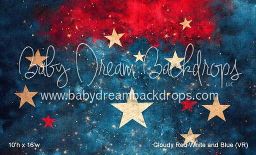 Cloudy Red White and Blue (VR)