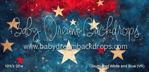 Cloudy Red White and Blue (VR)