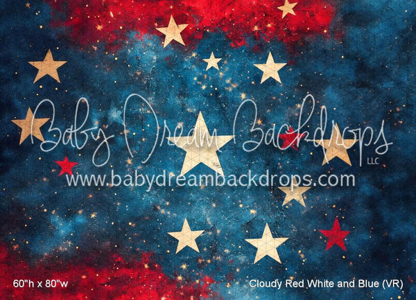 Cloudy Red White and Blue (VR)