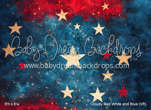 Cloudy Red White and Blue (VR)