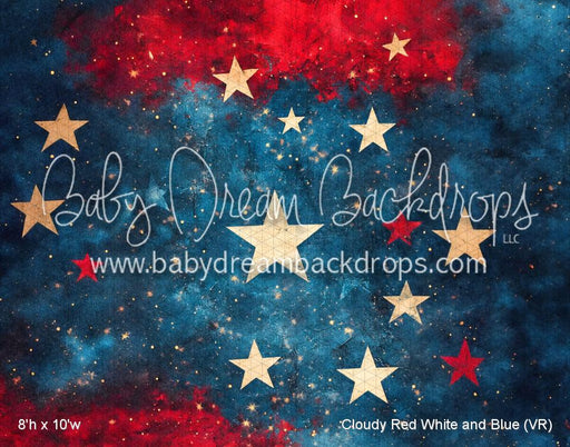 Cloudy Red White and Blue (VR)