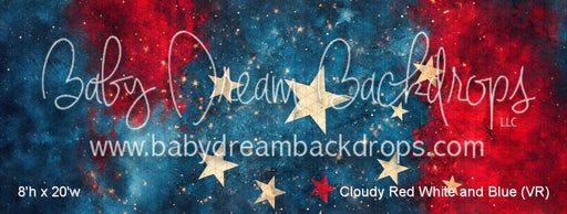 Cloudy Red White and Blue (VR)