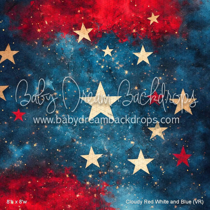 Cloudy Red White and Blue (VR)