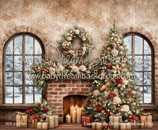 Coach House Christmas Fireplace (VR)