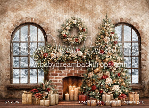 Coach House Christmas Fireplace (VR)