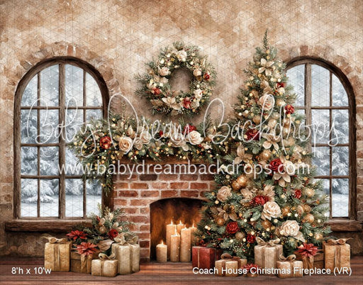 Coach House Christmas Fireplace (VR)